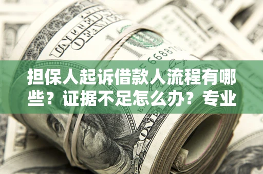 济南担保人起诉借款人流程有哪些？证据不足怎么办？专业律师解答