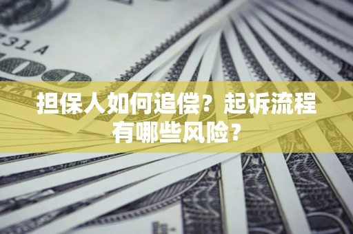 济南担保人如何追偿？起诉流程有哪些风险？