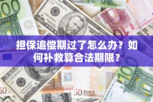 济南担保追偿期过了怎么办？如何补救算合法期限？